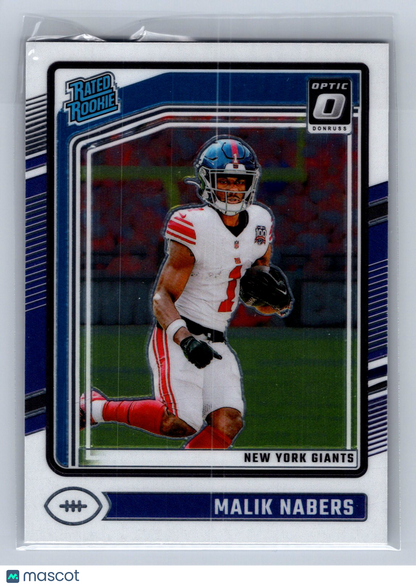 2024 Panini Donruss Optic Rated Rookie Malik Nabers #271