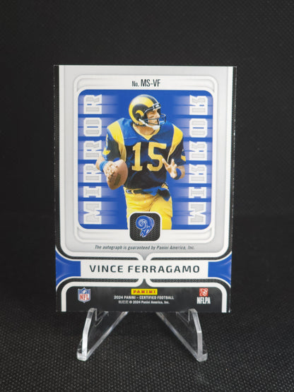 2024 Certified Vince Ferragamo Bronze Mirror Auto /99 #MS-VF
