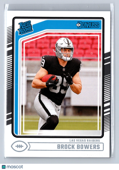 2024 Panini Donruss Rated Rookie Brock Bowers #394