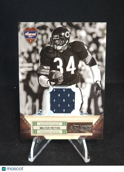 2011 Timeless Treasures Walter Payton Legend Material Patch /250 Game-Worn #124