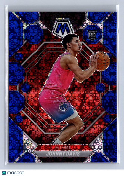 2022-23 Panini Mosaic Johnny Davis Fast Break Blue /85 #243