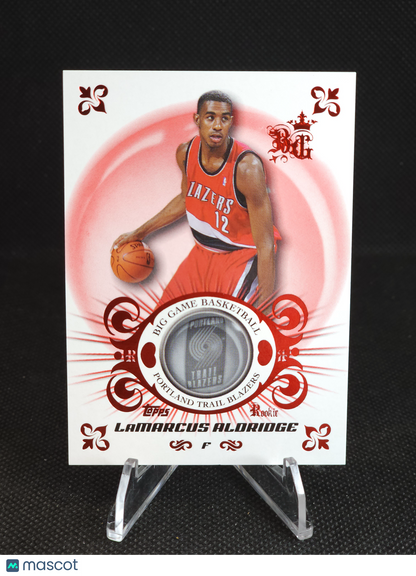 2006-07 Topps Big Game Basketball LaMarcus Aldridge Red /129 #80