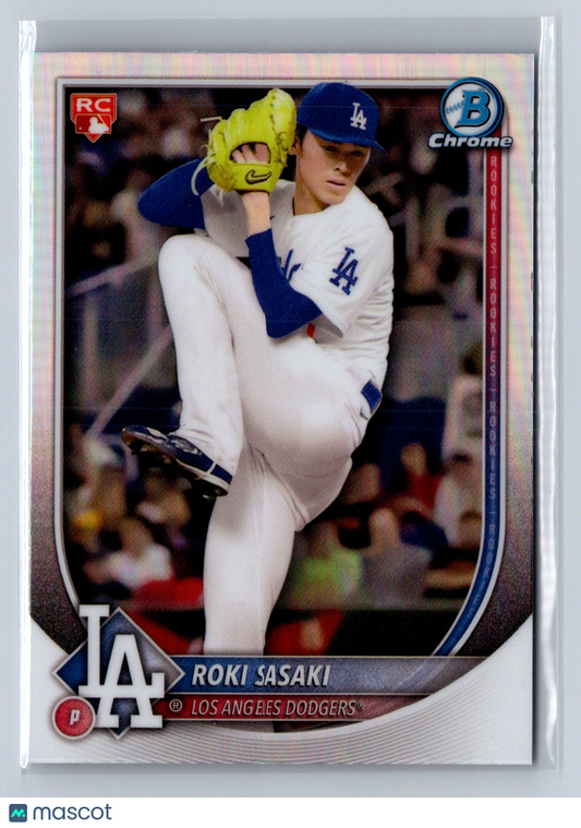 2025 Bowman Chrome Roki Sasaki Red Rookie Logo #12