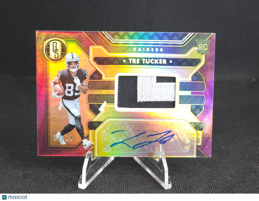 2024 Gold Standard Tre Tucker Rose Gold Patch Auto /24 #236