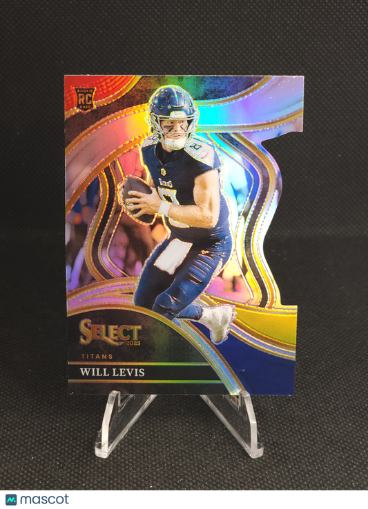 2023 Panini Select Will Levis Red Yellow Die-Cut Prizm #206