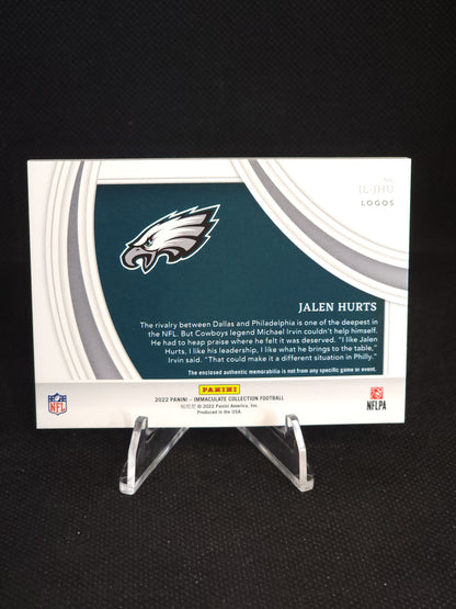 2022 Panini Immaculate Collection Jalen Hurts Logos Patch /10 #6/10