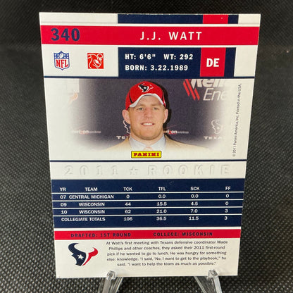 2011 Panini Score J.J. Watt #340