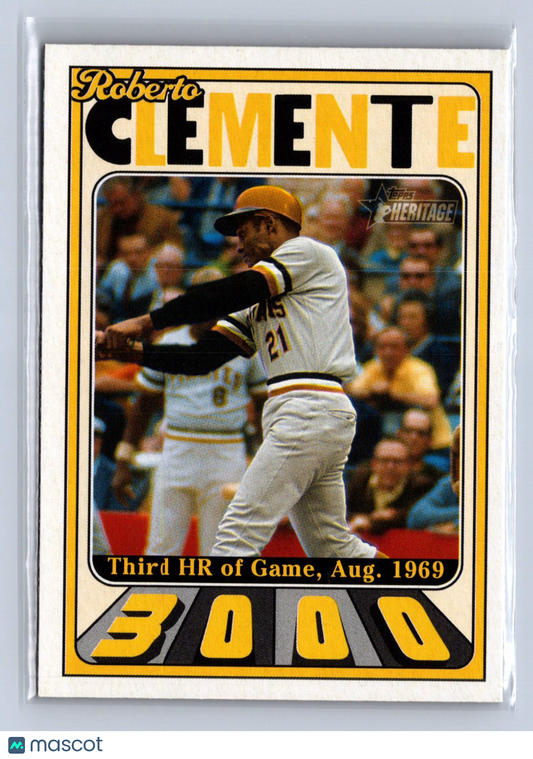2021 Topps Heritage Roberto Clemente 3000 Hits #C3K-12