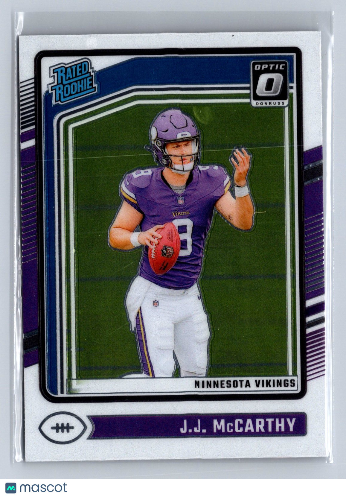 2024 Panini Donruss Optic Rated Rookie J.J. McCarthy #235