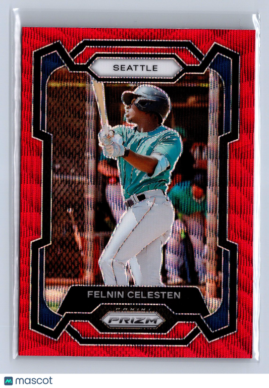 2024 Panini Prizm Felnin Celesten Red Wave #299