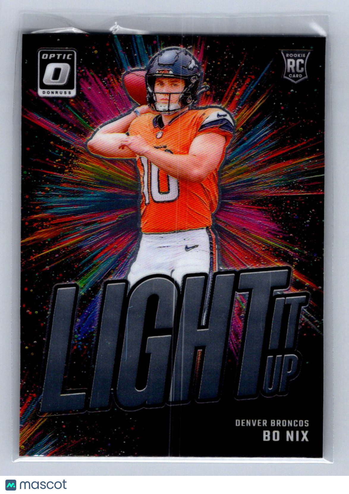 2024 Panini Donruss Optic Bo Nix Light It Up #6