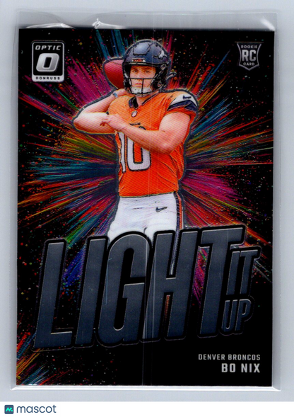2024 Panini Donruss Optic Bo Nix Light It Up #6