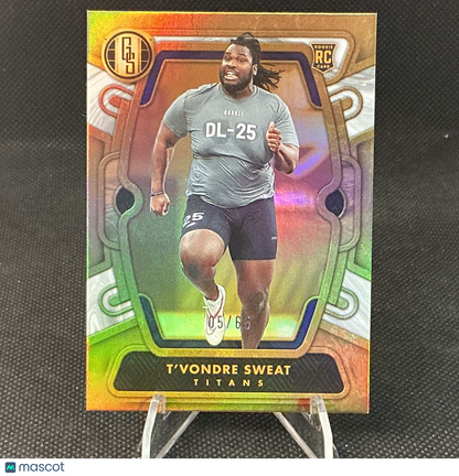 2024 Panini Gold Standard T'Vondre Sweat White Gold /65 #131