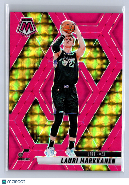 2024-25 Panini Mosaic Lauri Markkanen Pink Fluorescent #186