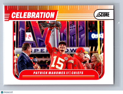 2024 Panini Score Celebration Patrick Mahomes II #C-PMS