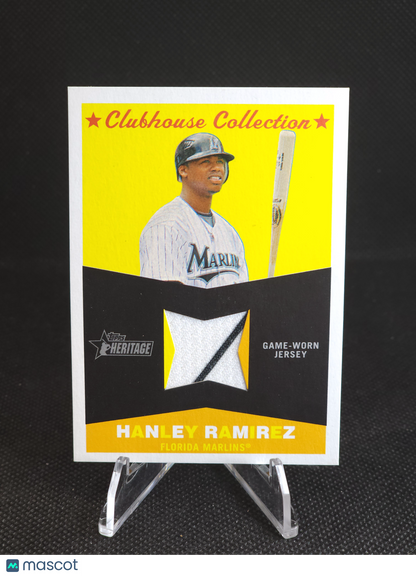 2009 Topps Heritage Hanley Ramirez Clubhouse Collection Patch #CC-HR