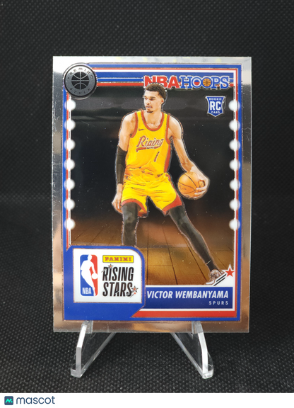 2023-24 NBA Hoops Premium Stock Victor Wembanyama Rising Stars #282