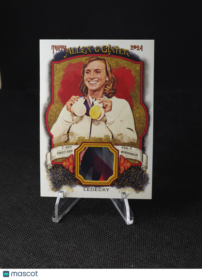 2024 Topps Allen & Ginter Katie Ledecky Subject Used Relic Patch #AGR-KL