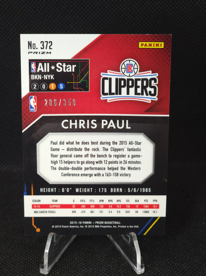 2015 Panini Prizm Chris Paul All-Star Team Red Wave /350 #372