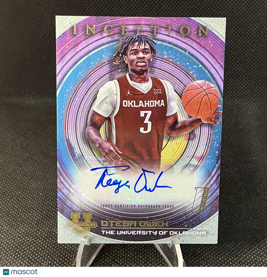 2022-23 Bowman University Inception Otega Oweh Auto #BIA-OO