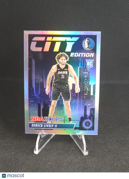 2023 NBA Hoops Premium Stock Dereck Lively II City Edition Silver Prizm #2