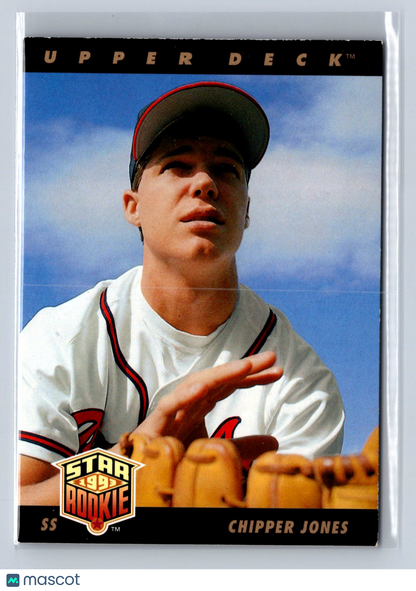 1992 Upper Deck Star Rookie Chipper Jones #24