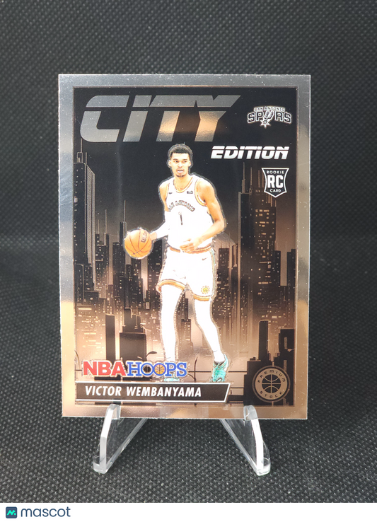 2024 Panini NBA Hoops Premium Stock Victor Wembanyama City Edition #25