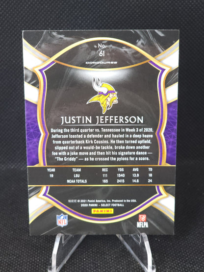 2021 Panini Select Justin Jefferson Concourse #61