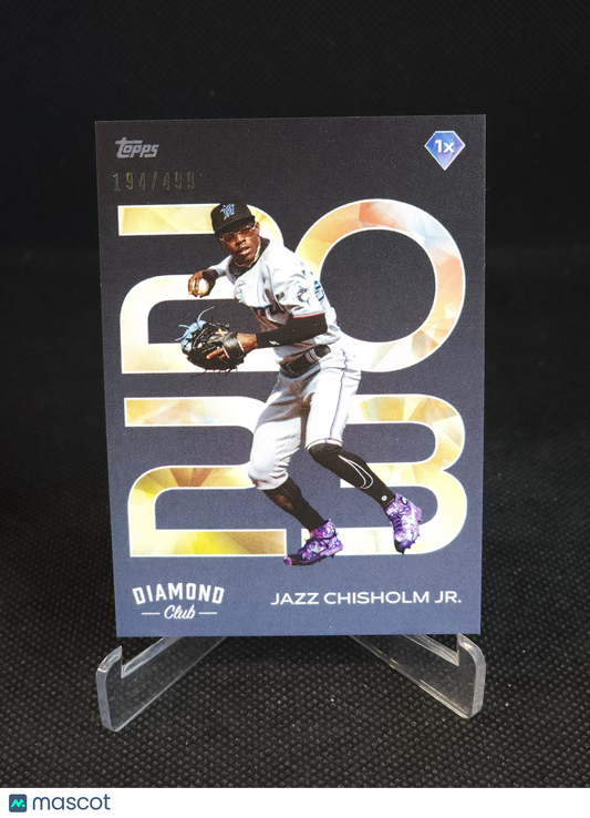 2023 Topps Diamond Club Jazz Chisholm Jr. MLB Show /499 #194/499