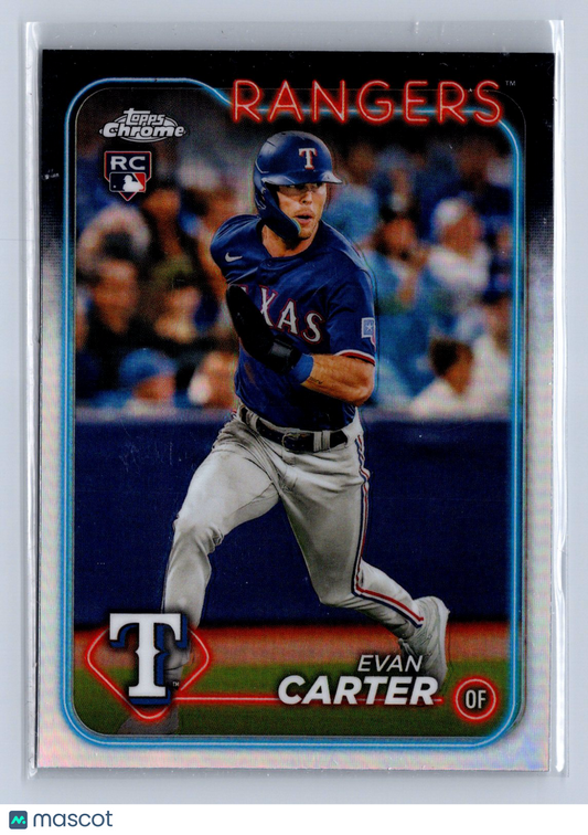 2024 Topps Chrome Evan Carter Refractor #136