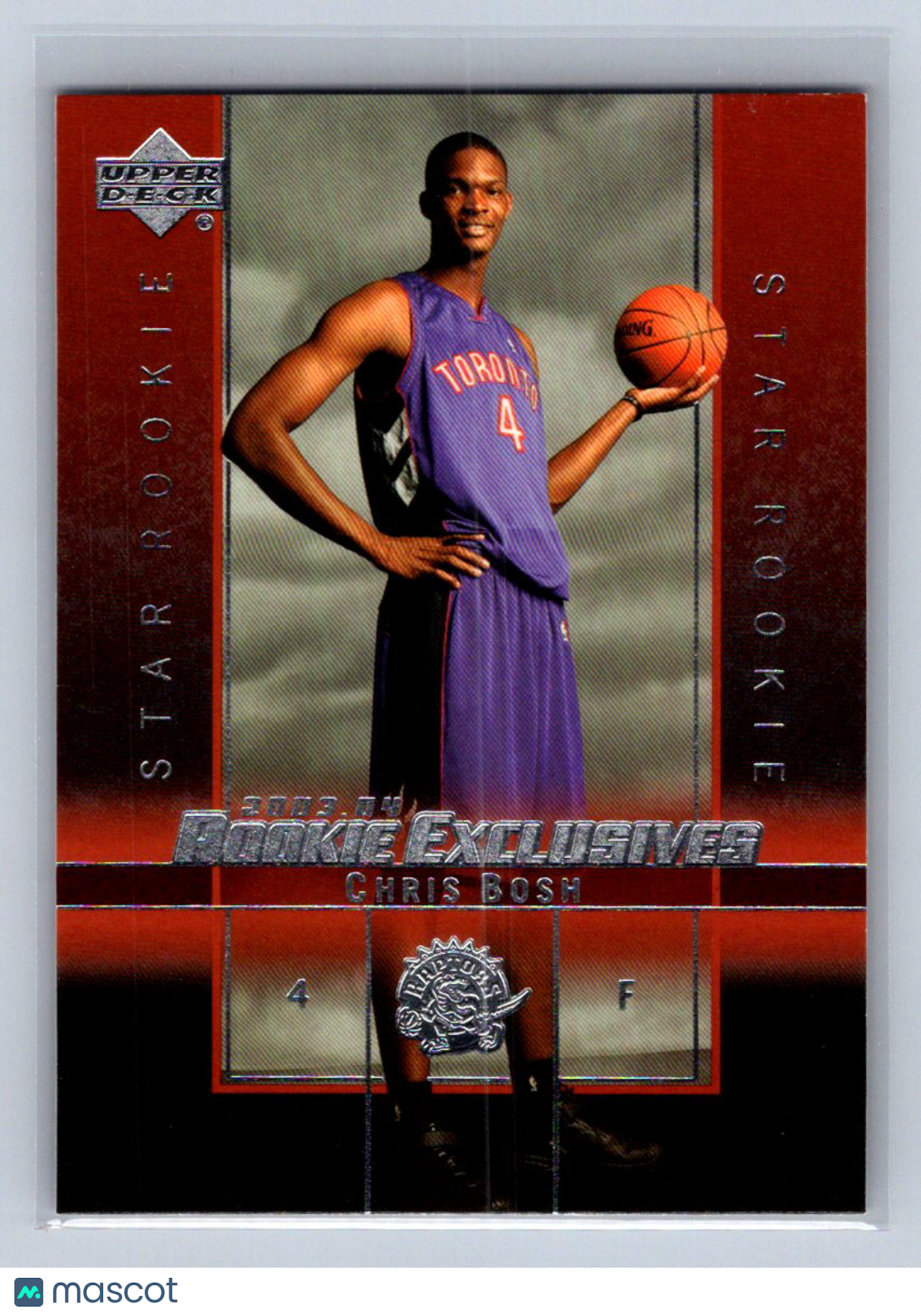 2003-04 Upper Deck Rookie Exclusives Chris Bosh #4