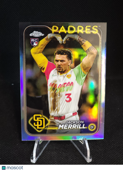 2024 Topps Chrome Jackson Merrill Image Variation Refractor City Connect #207