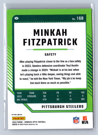 2024 Panini Donruss Optic Minkah Fitzpatrick Blue Stars #168
