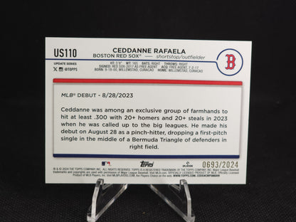 2024 Topps Update Ceddanne Rafaela Gold #US110 /2024