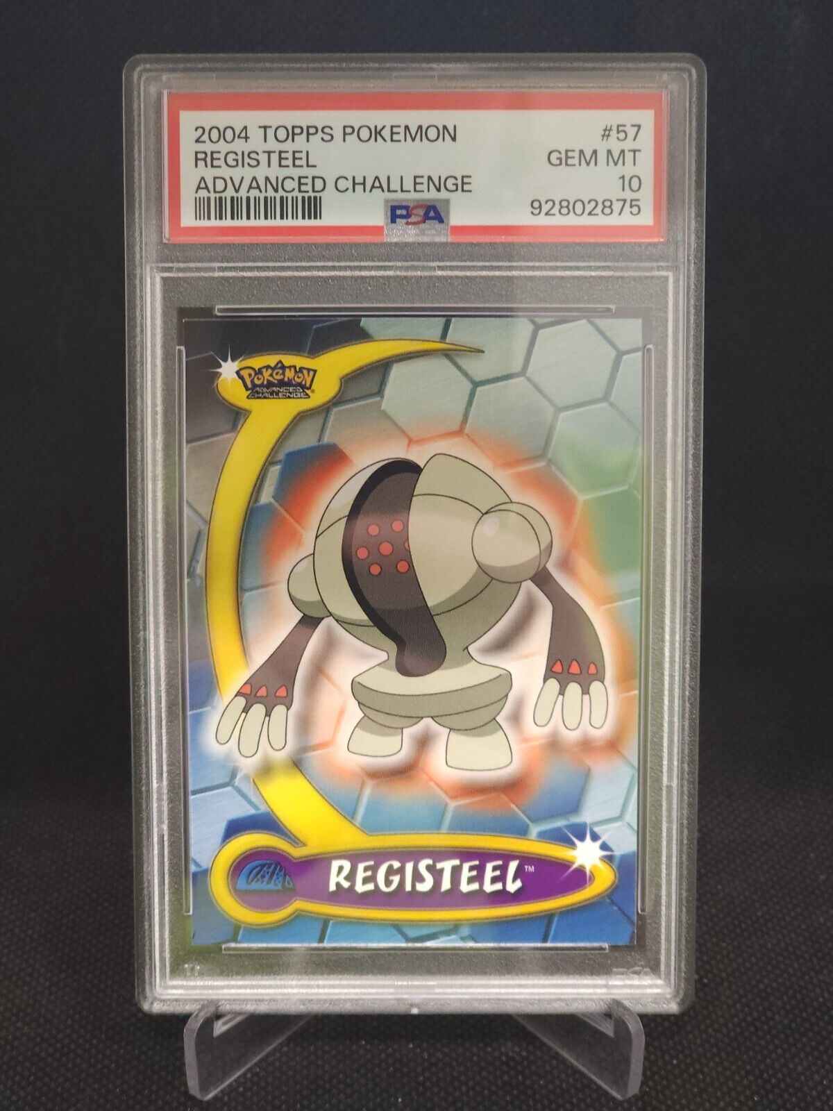 2004 Topps Pokemon Advanced Challenge Registeel Regirock Regice Seq Set PSA 10