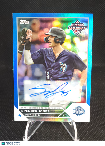 2023 Topps Pro Debut Spencer Jones Blue Foil Auto /150 #PD-59