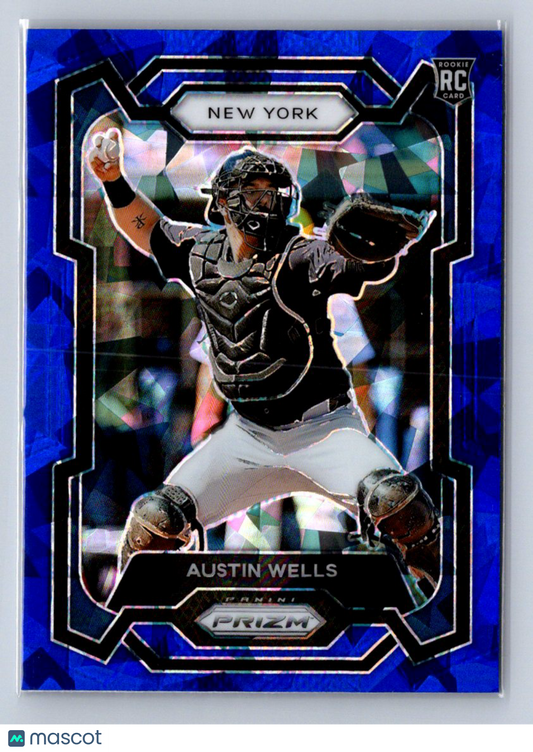 2024 Panini Prizm Austin Wells Blue Ice #193