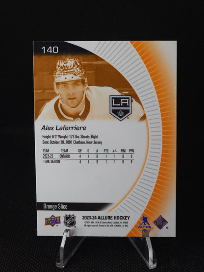 2024 Upper Deck Allure Alex Laferriere Orange Slice #140