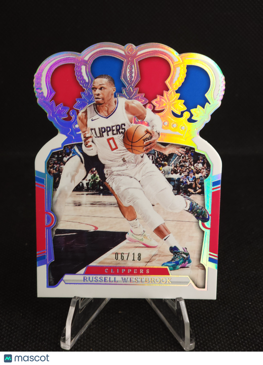 2023 Panini Crown Royale Russell Westbrook International Silver /18 #29