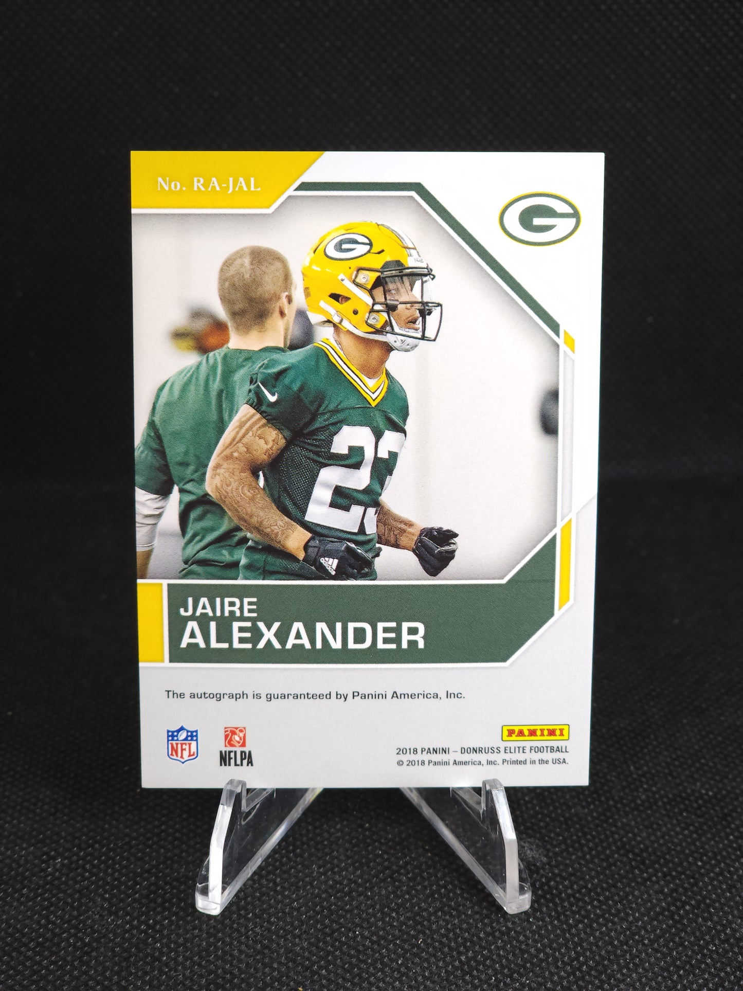 2018 Panini Donruss Elite Football Jaire Alexander Auto /199 #RA-JAL