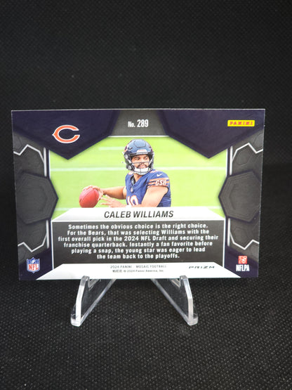2024 Panini Mosaic Caleb Williams NFL Debut Camo Pink #289