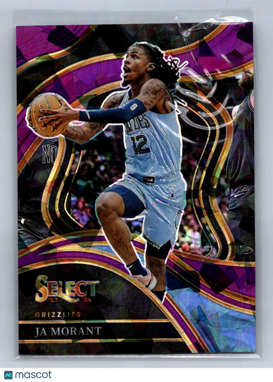 2023-24 Panini Select Ja Morant Courtside Purple Cracked Ice /99 #265