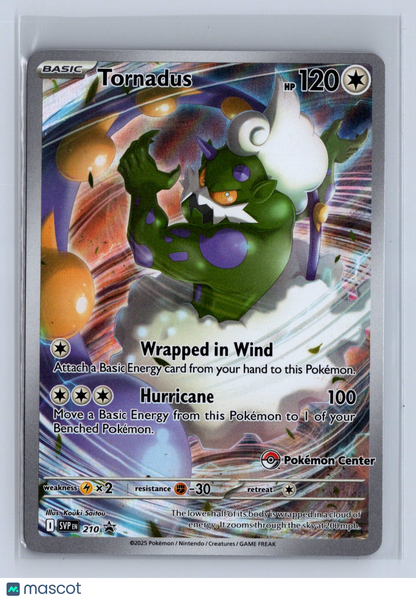 2025 Pokemon Center Promo Tornadus #210