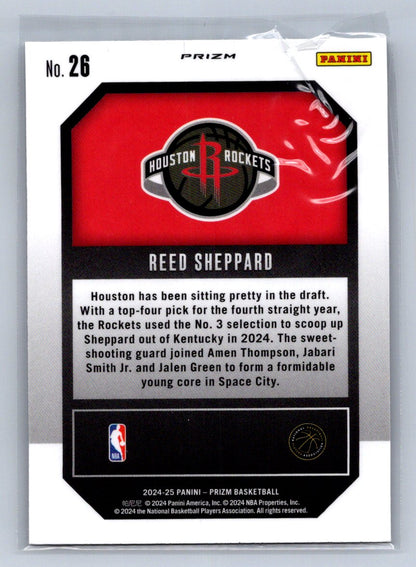 2024-25 Panini Prizm Reed Sheppard Emergent Silver #26