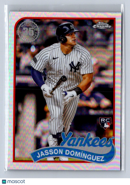 2024 Topps Chrome Jasson Domínguez 1989 Refractor #89CB-12