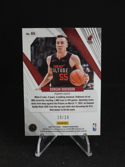 2023-24 Panini Phoenix Duncan Robinson Gold /10 #85