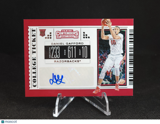 2019 Panini Contenders Daniel Gafford College Ticket Auto #85