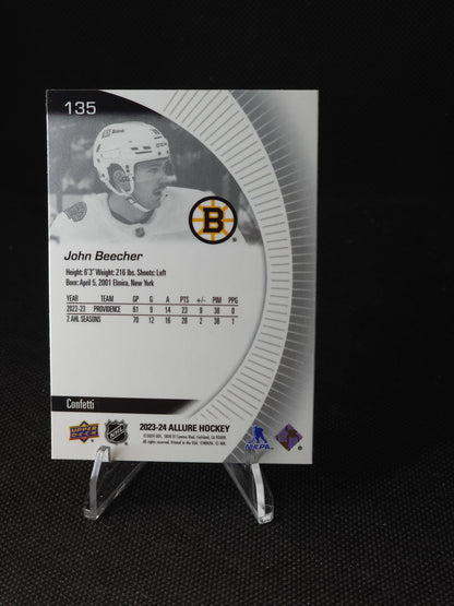 2024 Upper Deck Allure John Beecher Confetti #135