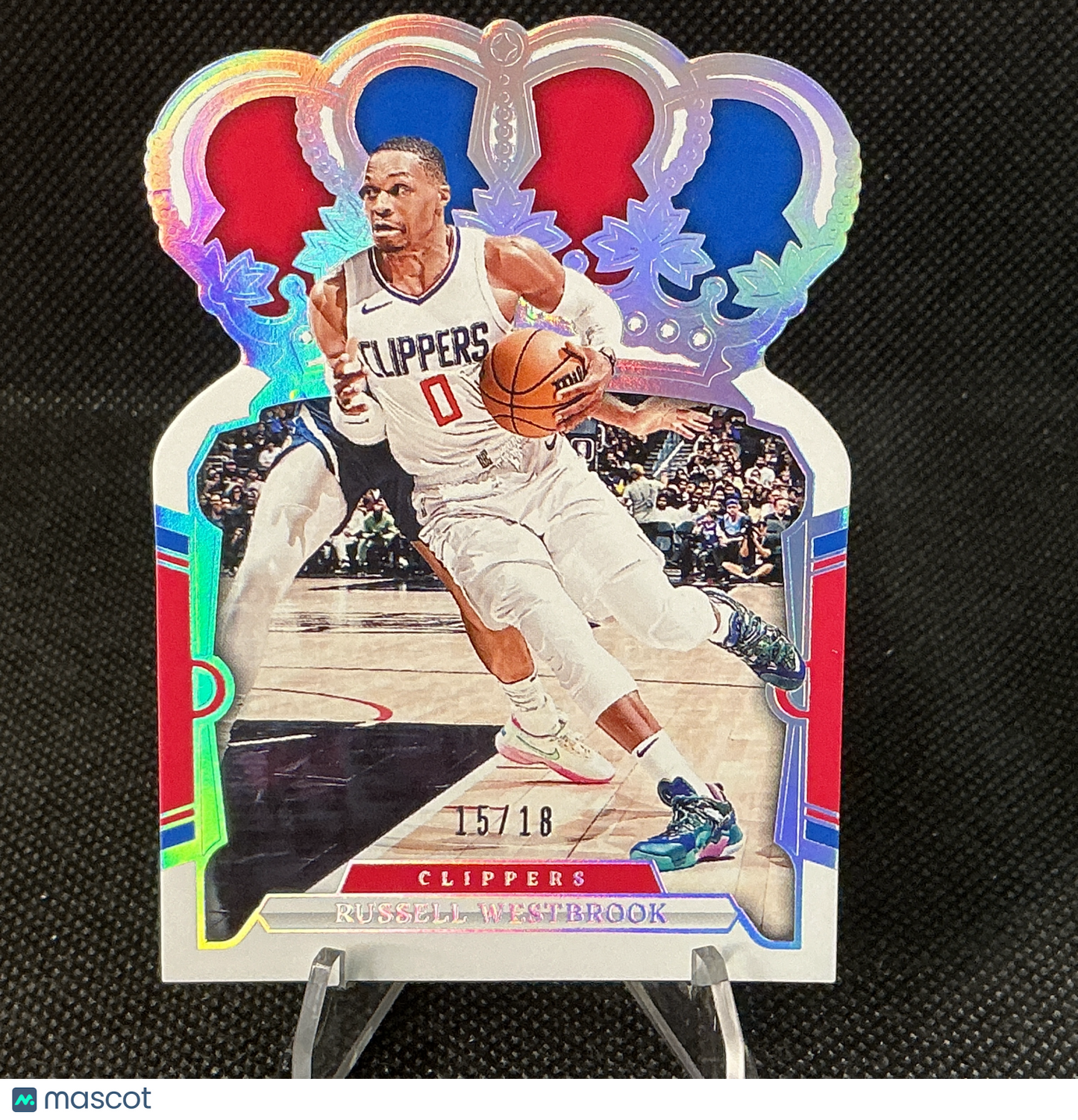 2023 Panini Crown Royale Russell Westbrook International Silver /18 #29