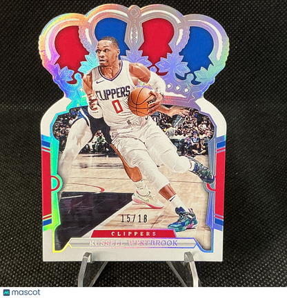 2023 Panini Crown Royale Russell Westbrook International Silver /18 #29